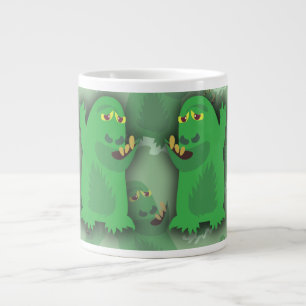 Groovy Green Monster Pals Jumbo-Tasse