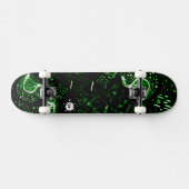 Groovy Green Skateboard (Horizontal)