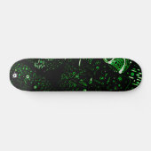 Groovy Green Skateboard (Horizontal)