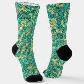 Groovy Green Socks Socken (Gewinkelt)