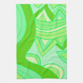 Groovy Greens Geschirrtuch (Vertikal)