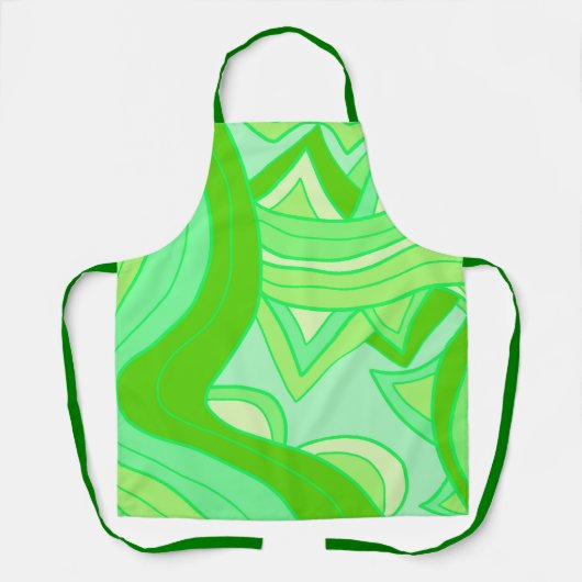 Groovy Greens Schürze (Vorderseite)