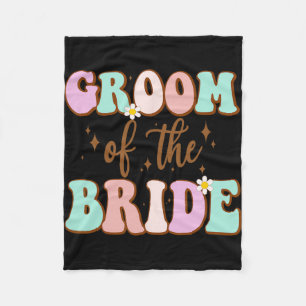 Groovy Groom der Polterabend Mama von Bride Fleecedecke