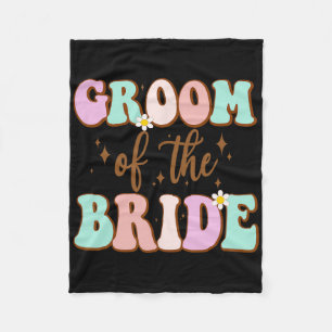 Groovy Groom der Polterabend Mama von Bride Fleecedecke
