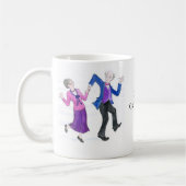 Groovy Großeltern-Kaffee-Tasse Tasse (Links)
