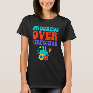 Groovy Growth Mindset Lehrer Zurück zur Schule Pro T-Shirt