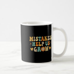 Groovy Growth Mindset Positive Retro Lehrer Byck Kaffeetasse