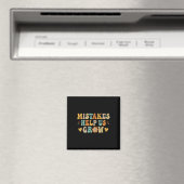 Groovy Growth Mindset Positive Retro Lehrer Byck Magnet (In Situ (Geschirrspüler))