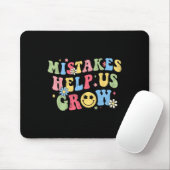 Groovy Growth Mindset Positive Retro Lehrer Byck Mousepad (Mit Mouse)