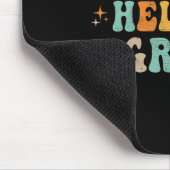 Groovy Growth Mindset Positive Retro-Lehrer zurück Mousepad (Ecke)