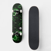 Groovy Grün Skateboard (Vorderseite)
