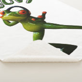 Groovy Grüner Frosch Sherpadecke (3/4)