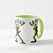Groovy Grüner Frosch Tasse (VorderseiteRechts)