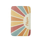 Groovy Grunge Retro-Design Badematte (Vorderseite Vertikal)