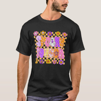 Groovy Grusel-Saison Floral Süßer Geist Halloween T-Shirt