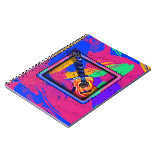 Groovy Guitar Notizblock (Linke Seite)