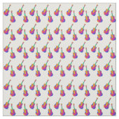 Groovy Guitar Pattern Stoff (Muster)