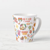 GROOVY GUOD VIBES LATTE TASSE (Rechte Ecke)