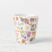 GROOVY GUOD VIBES LATTE TASSE (Vorderseite)