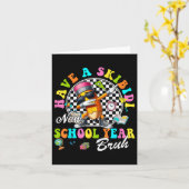 Groovy haben ein Skibidi-Neuschuljahr Bruh Pencil. Karte (Gelbe Blume)