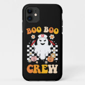 Groovy Halloween Boo Crew Nurse Ghost Case-Mate iPhone Hülle (Rückseite)