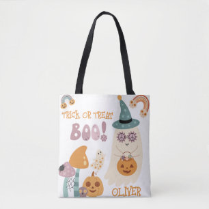 Groovy Halloween Boo Niedlich Trick oder Treat Cus Tasche