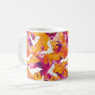 Groovy Halloween Fledermäuse Kaffeetasse