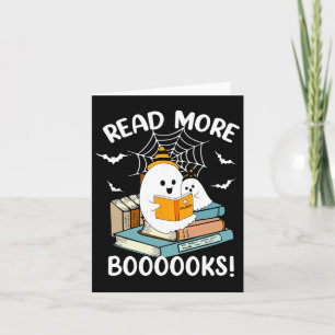 Groovy Halloween Ghost Mehr Bücher Libraria Karte