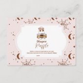 Groovy Halloween Little Boo Baby Raffle Diapper Begleitkarte (Vorderseite)