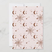 Groovy Halloween Little Boo Baby Shower Einladung (Rückseite)