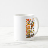 Groovy Halloween Mama fallen niedlicher Geist lust Kaffeetasse (VorderseiteRechts)