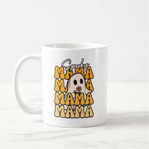 Groovy Halloween Mama Geist Blume lustige hallowee Kaffeetasse