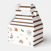 Groovy Halloween Niedlich Ghost Geburtstagsparty Geschenkschachtel (Rückseite)