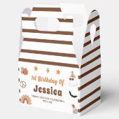 Groovy Halloween Niedlich Ghost Geburtstagsparty Geschenkschachtel (Geöffnet)