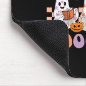 Groovy Halloween Read more Books Floral Ghost Boo Mousepad (Ecke)