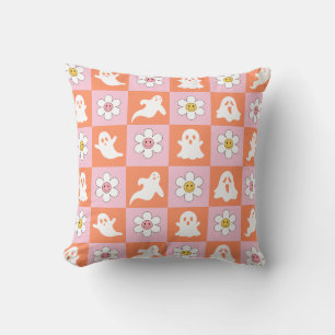Groovy Halloween Retro Spooky Design Kissen