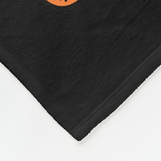 Groovy Halloween Vibes Costume Ghost Pumpkin Fleecedecke (Ecke)