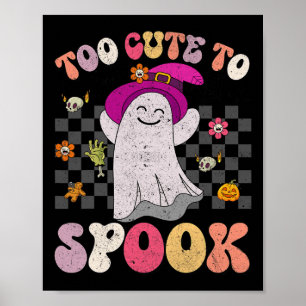 Groovy Halloween zu Niedlich, Halloween Costu zu s Poster