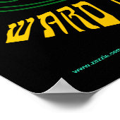 Groovy Hamsa Poster (Ecke)