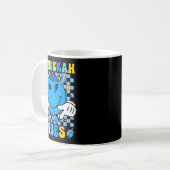 Groovy Hanukkah Vibes Chanukah Pajama Happy Hanukk Kaffeetasse (Vorderseite Links)