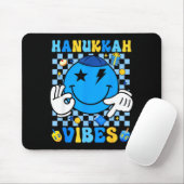 Groovy Hanukkah Vibes Chanukah Pajama Happy Hanukk Mousepad (Mit Mouse)
