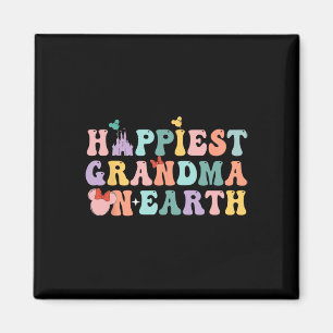 Groovy Happiest Oma der Erde Magnet