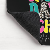 Groovy Happy Erster Schultag Headstart Leben Er Mousepad (Ecke)