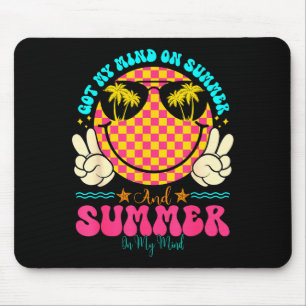 Groovy Happy Face Sommer Stimmung Hat Meinen Sinn  Mousepad