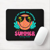 Groovy Happy Face Summer Vibes Got My Mind On Summ Mousepad (Mit Mouse)