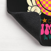 Groovy Happy Face Summer Vibes Got My Mind On Summ Mousepad (Ecke)