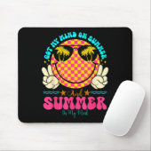 Groovy Happy Face Summer Vibes Got My Mind On Summ Mousepad (Mit Mouse)