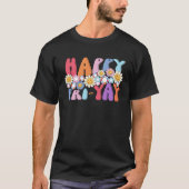 Groovy Happy Fri Yay Friday Fun Teacher TGIF T-Shirt (Vorderseite)