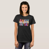 Groovy Happy Fri Yay Friday  Fun Teacher TGIF T-Shirt (Vorne ganz)