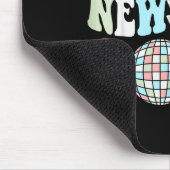 Groovy Happy New Year 2026 Party Cute New Years Ev Mousepad (Ecke)